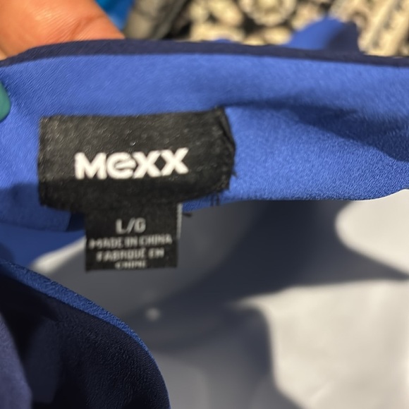 Mexx Dark Blue V Neck Camisole chiffon Top - Picture 5 of 9